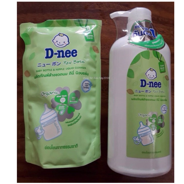  Nước rửa bình sữa Dnee Thái 400/600/620ML (Mẫu Mới Organic)