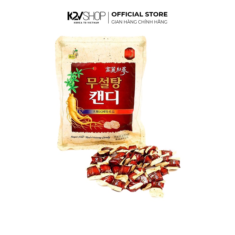 Kẹo Sâm Không Đường Màu Vàng Ginseng House 500g - K2V Shop