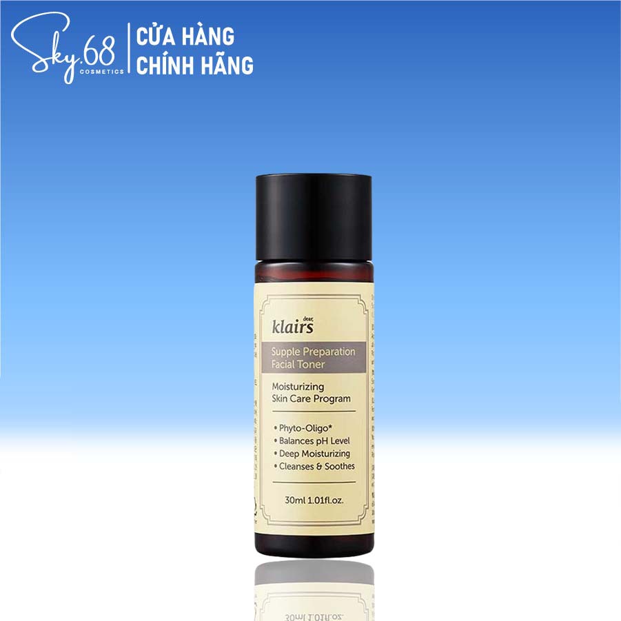 Toner dưỡng ẩm Klairs Supple Preparation Facial Toner 30ml