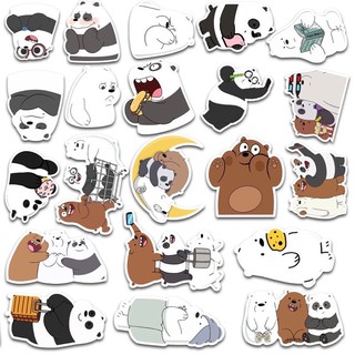 Set bộ 50 sticker We are bear siêu cute