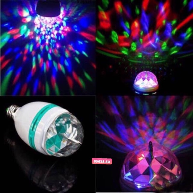 Đèn led trang trí full color rotating lamp