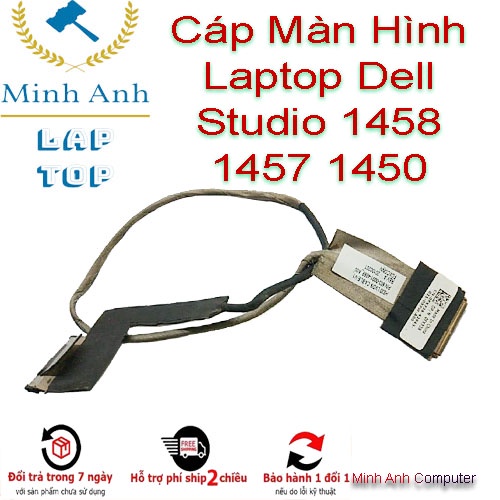 Cáp màn hình laptop dell studio 1458 1450 1457 - cable lcd 1458