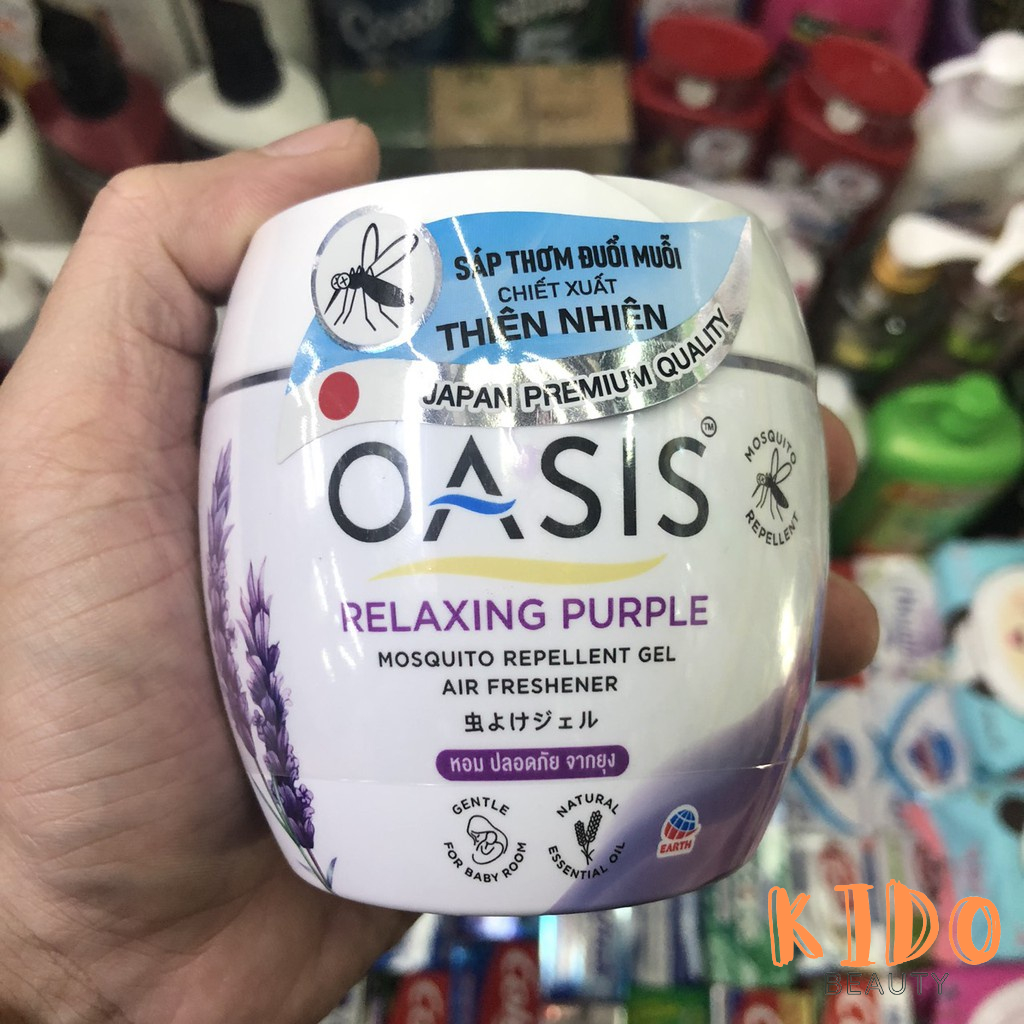 Sáp Thơm Phòng Đuổi Muỗi OASIS 180g Thái Lan - Sáp gel thơm phòng Oasis đem lại hương thơm mát cho ngôi nhà bạn