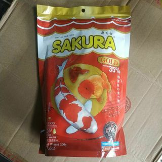 Thức ăn Sakura gold cho cá