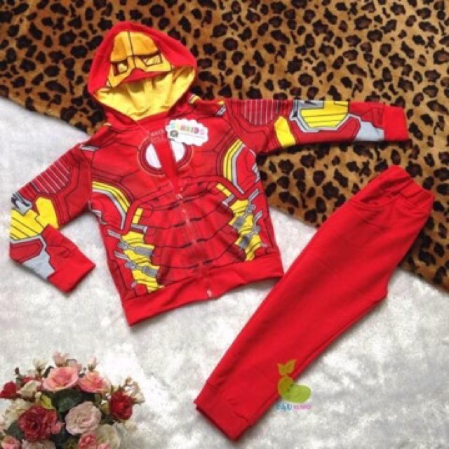 HM0124 Bộ quần áo ironman thun da cá
