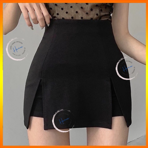 Chân Váy Chữ A Dáng Ngắn Xẻ Tà 2 Bên Có Lót Trong Dày Dặn Ôm Dáng Tôn Chân Sexy Quyến Rũ Havna