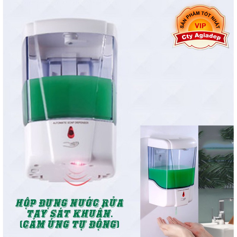 Hộp đựng nước rửa tay sát khuẩn (Cảm ứng tự động) Hàn Quốc intehasa