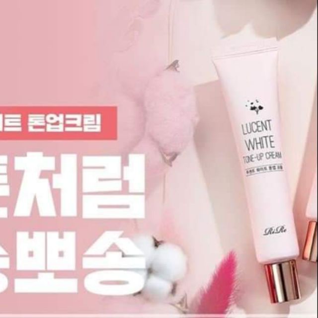 KEM DƯỠNG TRẮNG DA LUCENT WHITE TONE- UP CREAM (có bill mua hàng đính kèm)