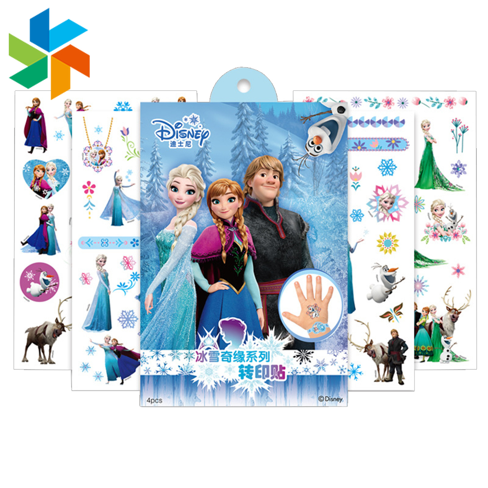 Miếng dán hình xăm nhân vật Disney đáng yêu cho bé