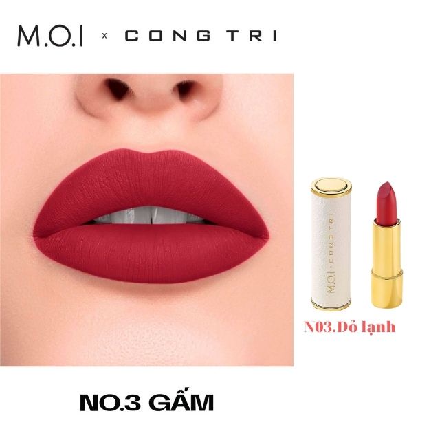 [M.O.I Hồ Ngọc Hà] Son Môi Lì - Son MOI Cosmetics Hồ Ngọc Hà x Công Trí 2021 Phiên Bản Giới Hạn -KDN | BigBuy360 - bigbuy360.vn