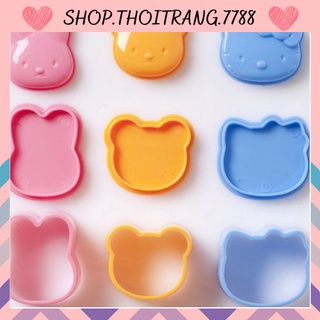 Sét 3 khuôn cơm hình thú cute dễ thương