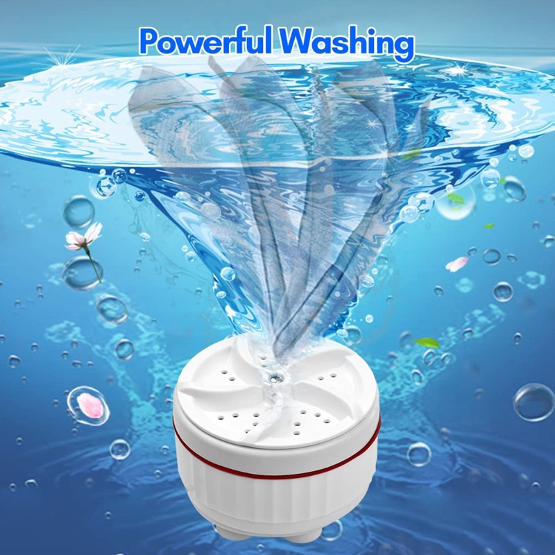 Tua Bin Giặt Mini Bằng Sóng Siêu Âm Tiện Dụng Cho Du Lịch