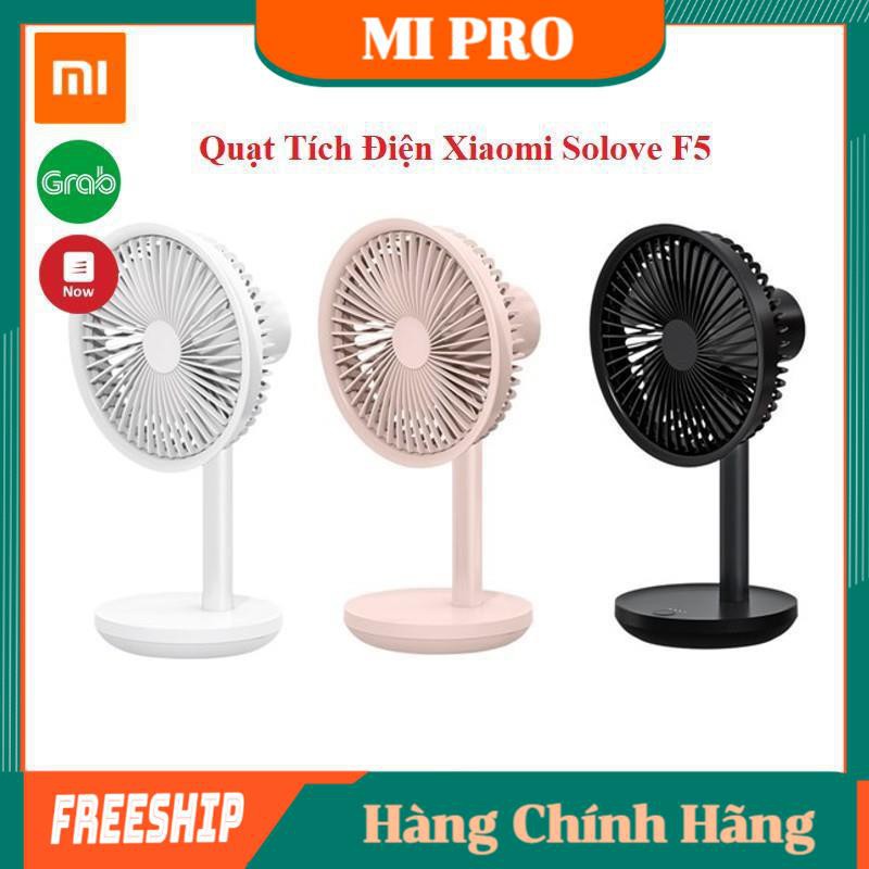 Quạt Tích Điện Xiaomi Solove F5✅ Quạt Không Dây Xiaomi Solove F5✅ Hàng Chính Hãng