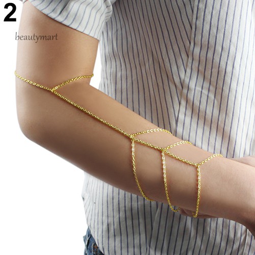 Vòng Đeo Cánh Tay Nối Dây Nhiều Lớp Cho Nữ