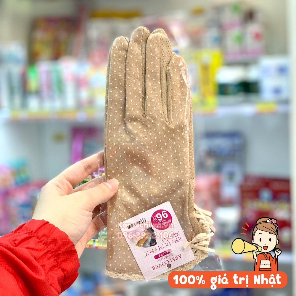 Găng Tay Chống Nắng, Chống 96% Tia Uv Arm Cover  Hàng Nhật Nội Địa (nhiều màu)