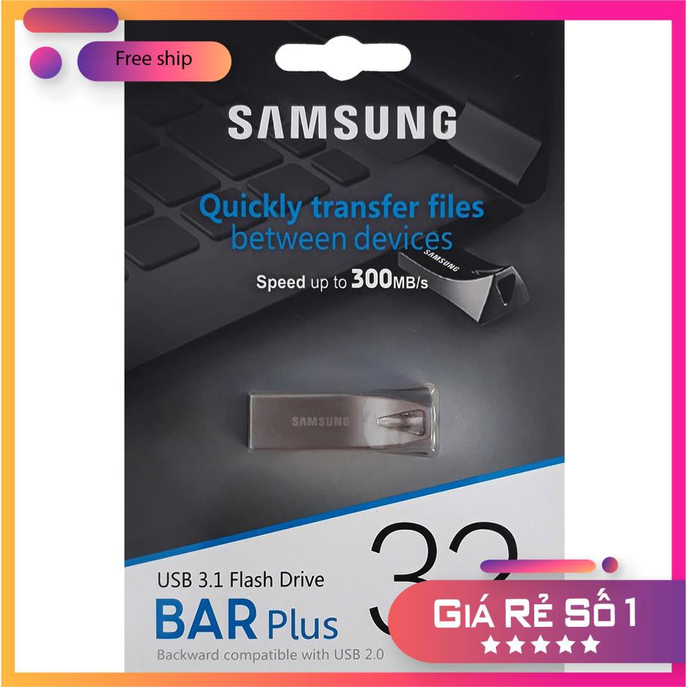 Ổ ĐĨA FLASH USB 3.1 SAM SUNG BAR PLUS 32GB/16GB/8GB/4GB CHỐNG NƯỚC - BH 12 THÁNG