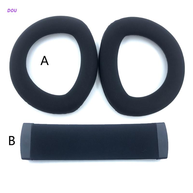 DOU 1 Cặp HD800 Bọt Thay Thế Miếng Đệm Tai Gối Đệm Cho Sennheiser HD800 HD800S EarPads Tai Nghe Tai 