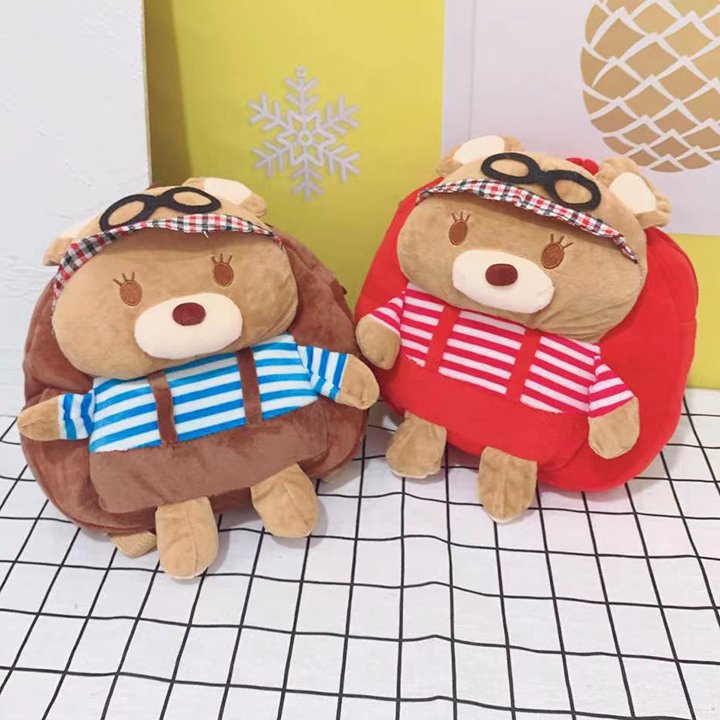 Balo gấu bông, Balo thú bông cho bé đi nhà trẻ BALO-76
