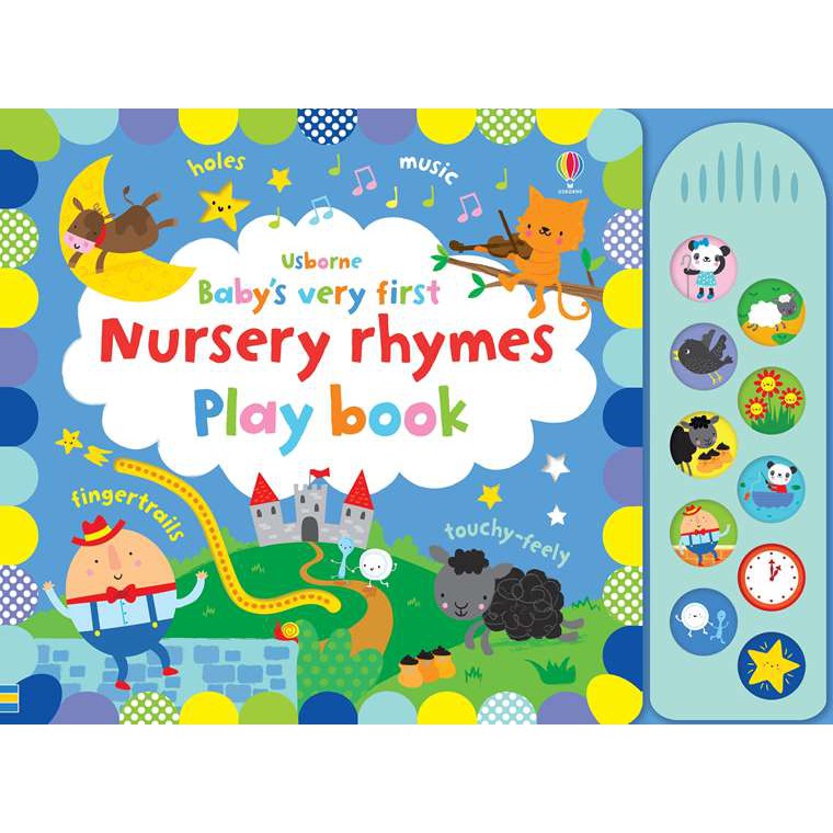 Sách âm nhạc cho bé mẫu giáo Nursery Rhymes Playbook Usborne 14.99