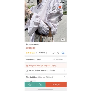 áo sơ mi boi tím
