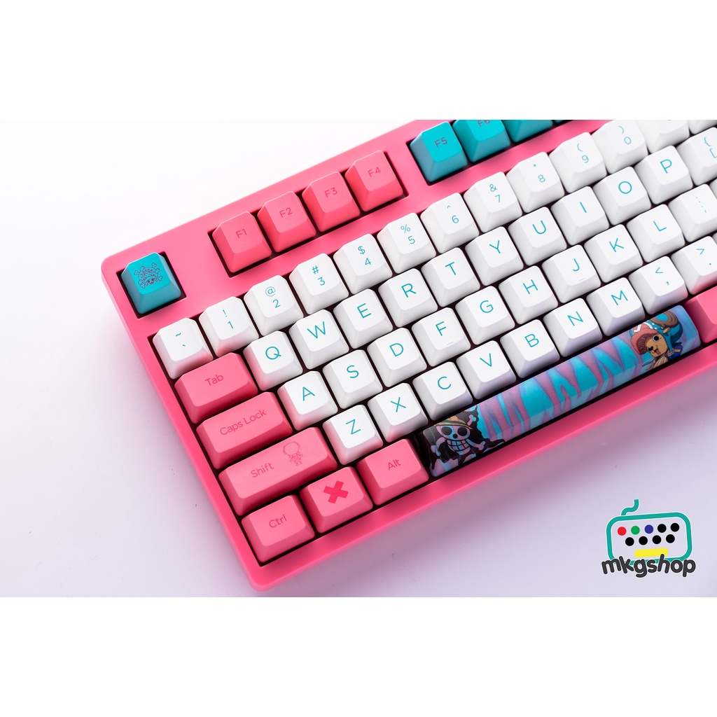 Bàn phím cơ Akko 3087 v2 Chopper chủ đề One Piece, blue switch akko v2, kết nối type C