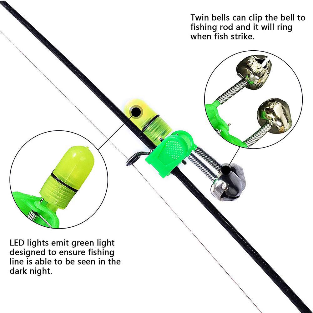 Chuông Báo Hiệu Cá Cắn Câu Có Đèn LED U3H8