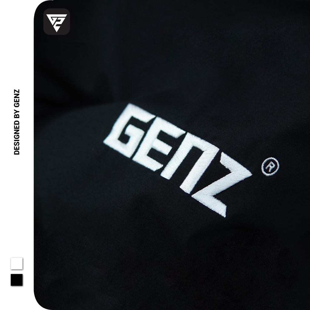 Áo thun tay lỡ thêu chữ GENZ phông Unisex nam nữ Premium Cotton oversize form rộng | BigBuy360 - bigbuy360.vn