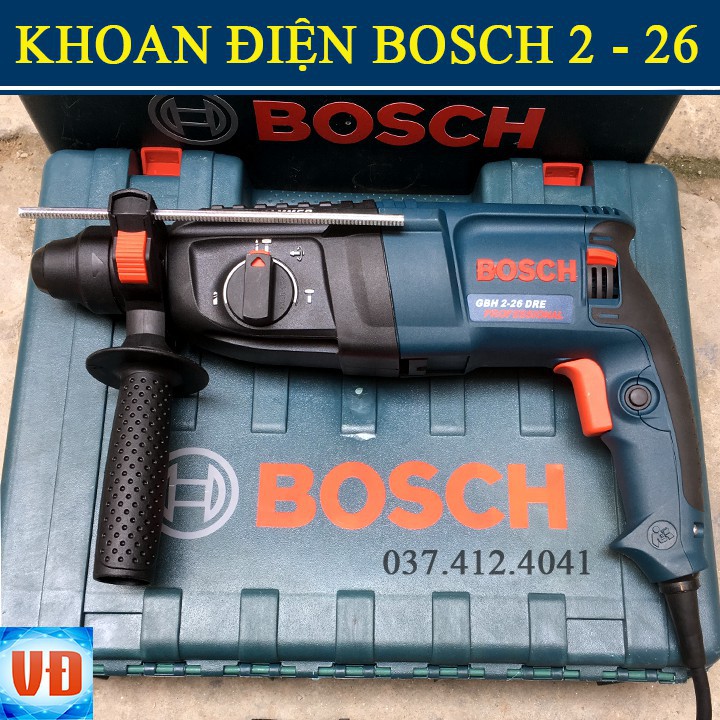 [ TRỢ GIÁ SIÊU TỐT ] [FREESHIP] KHOAN BÊ TÔNG BOSCH 2-26 DRE (Khoan, đục bê tông, sắt  , thép , gỗ...)