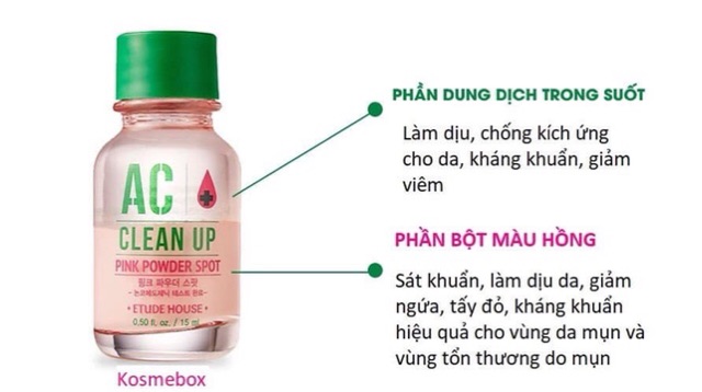 [Mẫu mới] Chấm mụn AC CLEAN UP PINK POWDER SPOT | BigBuy360 - bigbuy360.vn