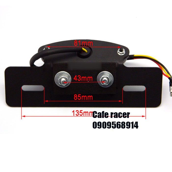 Cụm đèn hậu xe mô tô cao cấp Racing cafe
