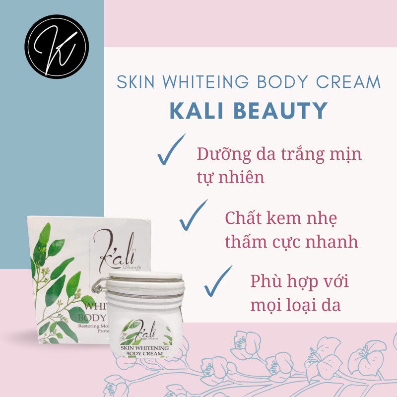 KaLI Skin Whitening Body Cream (Hiệu Quả Hoàn Lại 💯👈)