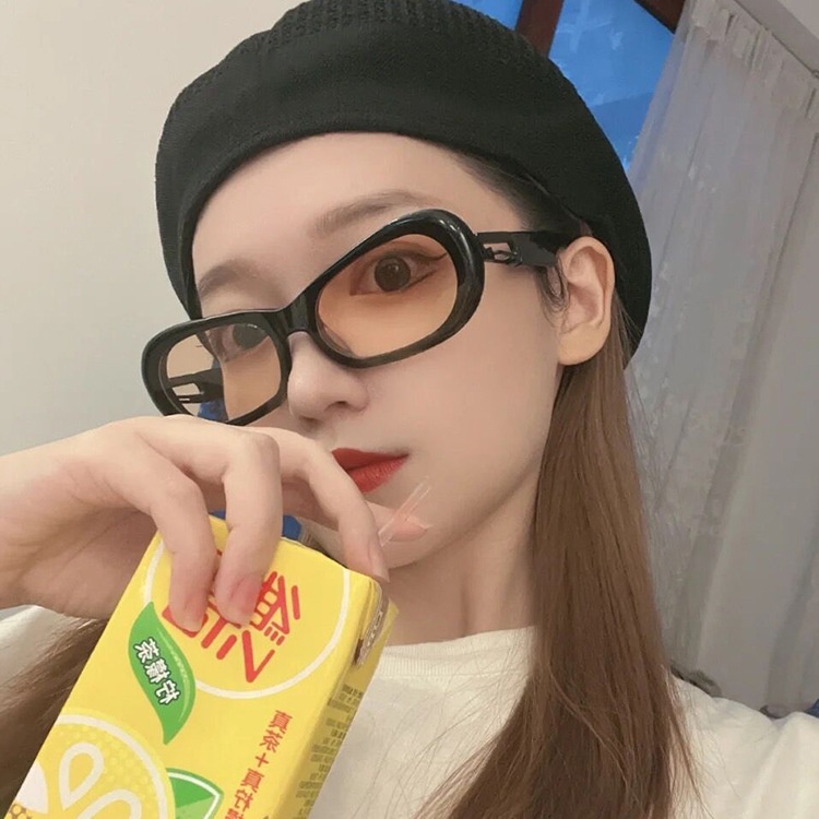 Kính Mát Gọng oval Thời Trang hip hop Cá Tính 2022