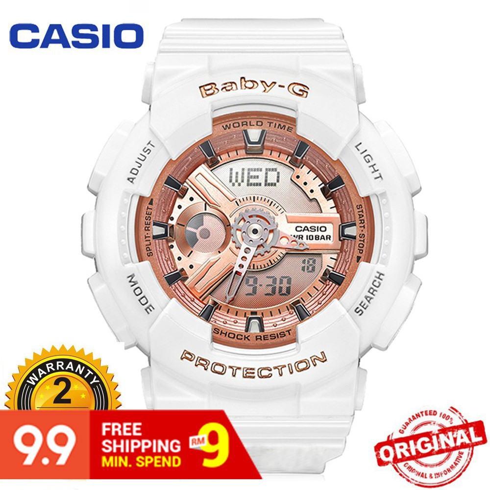 Đồng Hồ Đeo Tay Casio Baby-G ba110 Thời Trang Thể Thao Dành Cho Nữ 2021