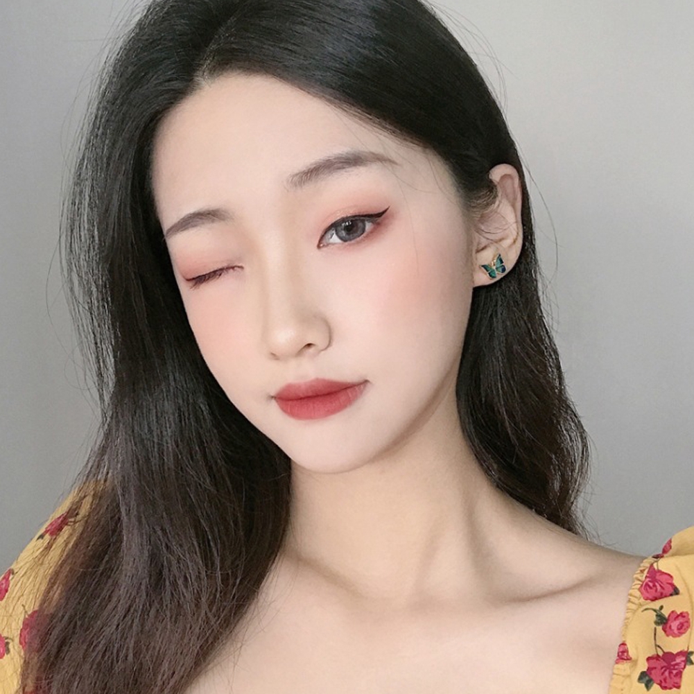 Khuyên tai hình bươm bướm phong cách Hàn Quốc thời trang