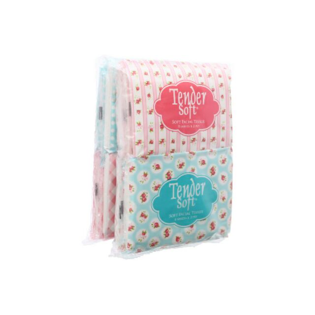 Khăn Giấy Bỏ Túi Tender Soft 2 Lớp (8 Tờ/Gói) 