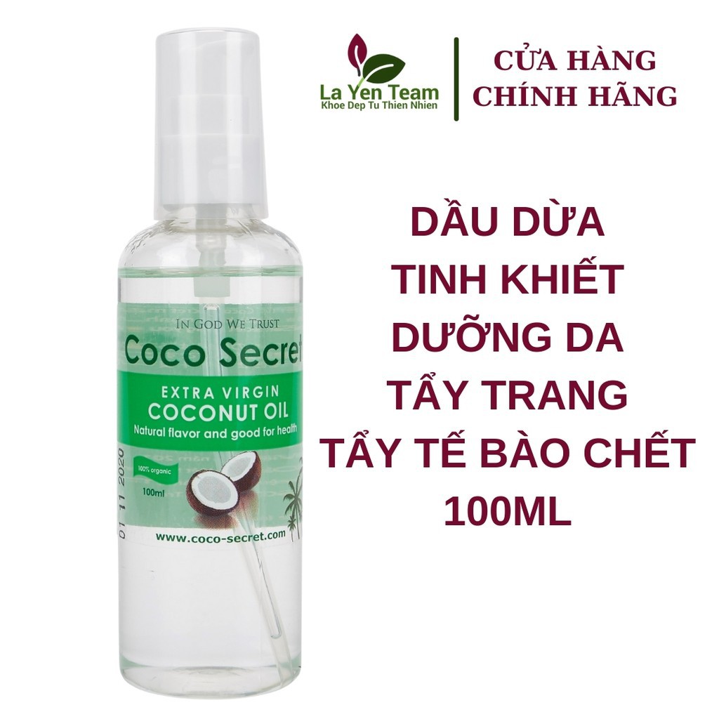 Dầu Dừa Tinh Khiết Coco Secret 100ml - Combo Hấp Dẫn