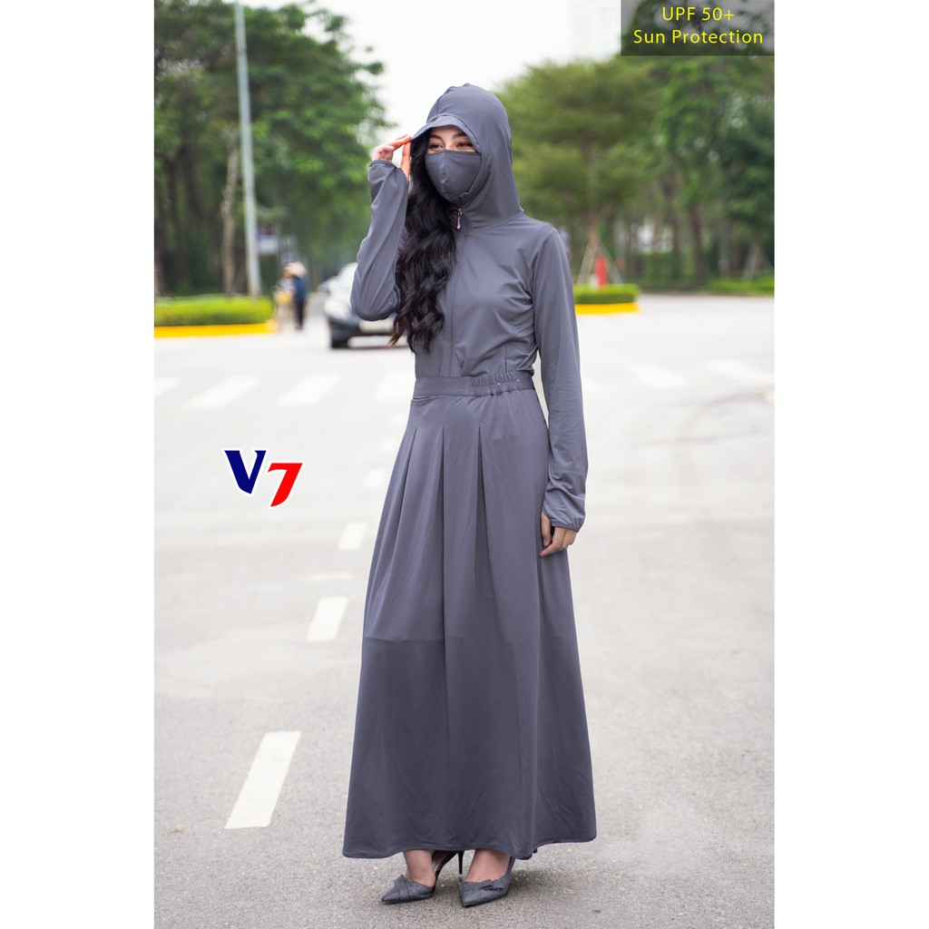 Chân váy chống nắng thun lạnh Nhật bản | BigBuy360 - bigbuy360.vn