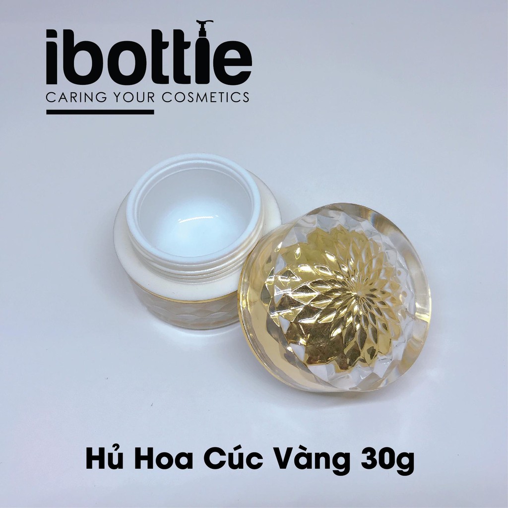 Hủ Chiết Mỹ Phẩm - Hủ Hoa Cúc vàng 30g