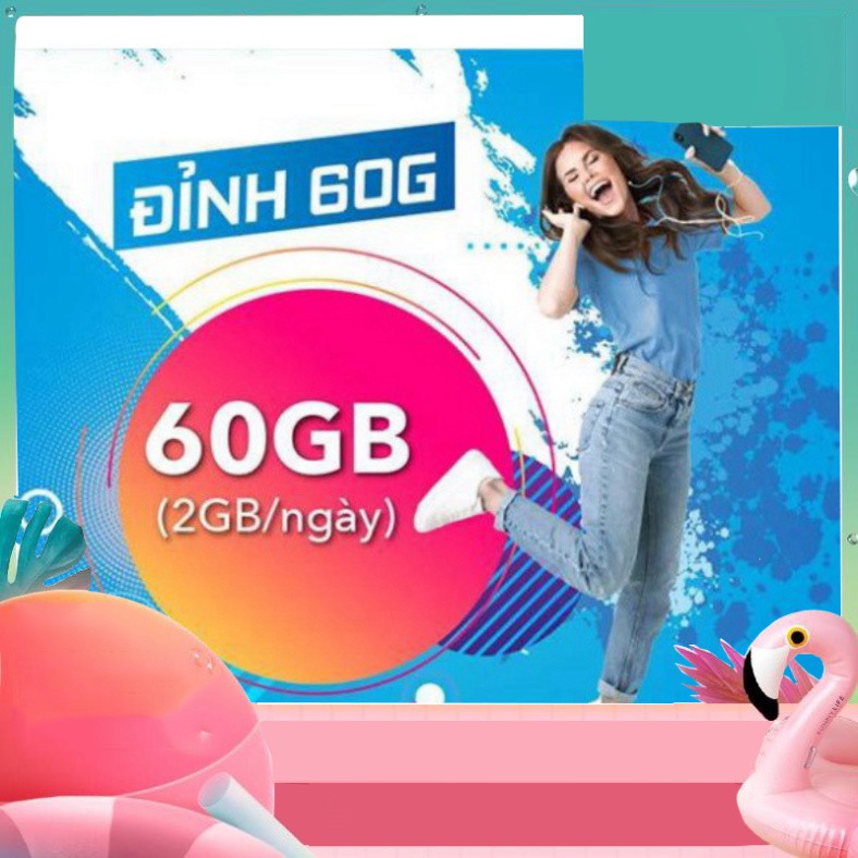 SALE SALE SALE MIỄN PHÍ 1 NĂM – Sim 4g vinaphone gói cước Đỉnh 60 (60gb/tháng nghe gọi miễn phí) Có Video kèm test tốc đ