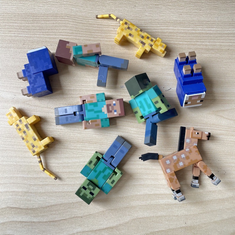 Bộ Đồ Chơi Lắp Ráp minecraft 2022 Nhiều Màu Sắc Sáng Tạo diy