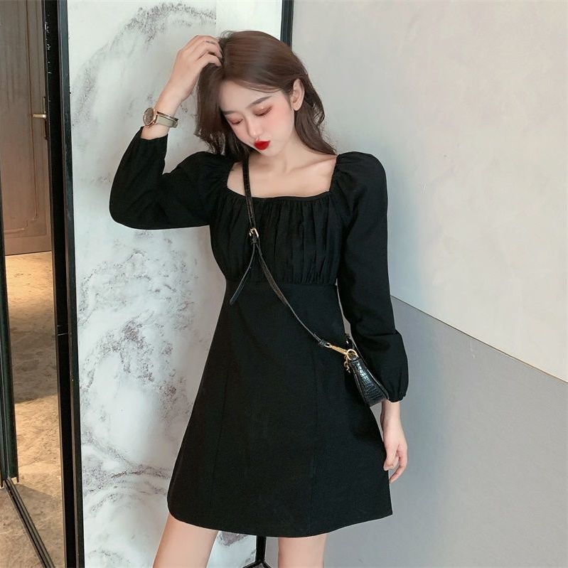 Đầm Cổ Vuông Tay Phồng Phong Cách Retro Thời Trang Nữ | BigBuy360 - bigbuy360.vn