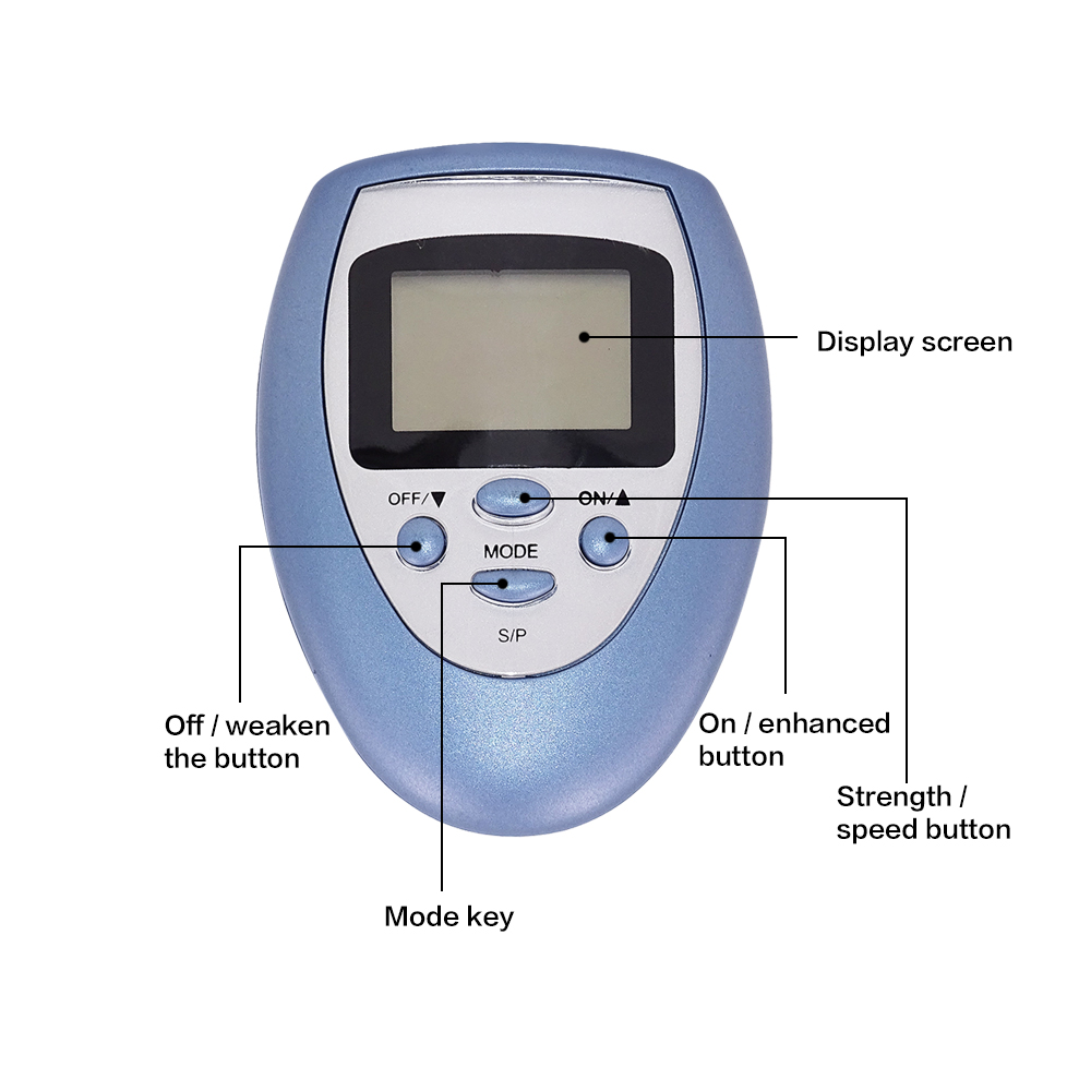 Máy mát-xa cơ châm cứu xung Tens EMS 4 trong 1 liệu pháp vật lý kỹ thuật số 8 chế độ làm thon gọn tần số thấp