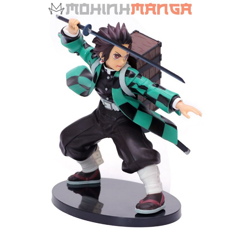 Mô hình Tanjiro đeo thùng cầm kiếm  figure Kimetsu no Yaiba Thanh Gươm Diệt Quỷ Cứu Nhân Zenitsu Kamado
