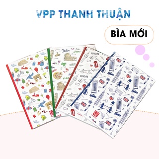 Combo vở 4 ô ly vuông 200 trang South Star Dreaming Bear 0750 (5 quyển)