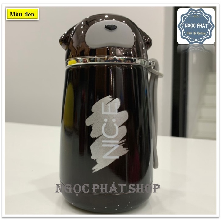 Bình Giữ Nhiệt Hình Gấu NICE Dung Tích 300ml [Loại 1]