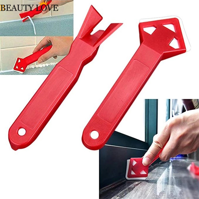 Set 2 Dụng Cụ Nạo / Cạo Xi Măng Mini Bằng Silicone Bền Bỉ Làm Thủ Công / Đục Lỗ Cho Sàn Nhà