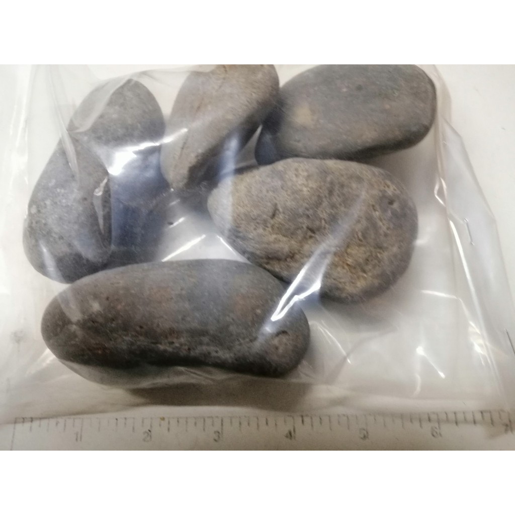 Sỏi cuội  Đen 1 kg Trang Trí Sân Vườn, Lót Chậu, Trang Trí Bể Cá, Trang Trí Thủy Sinh .