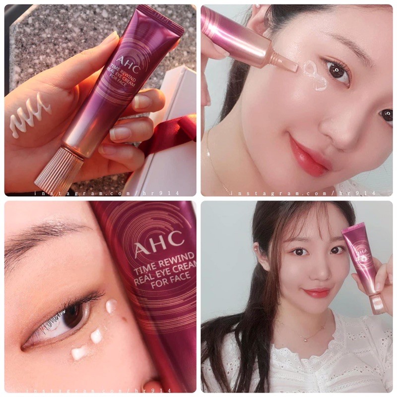 Kem Mắt AHC Ageless Real Eye Cream For Face 12ml &30ml Hàn Quốc | BigBuy360 - bigbuy360.vn