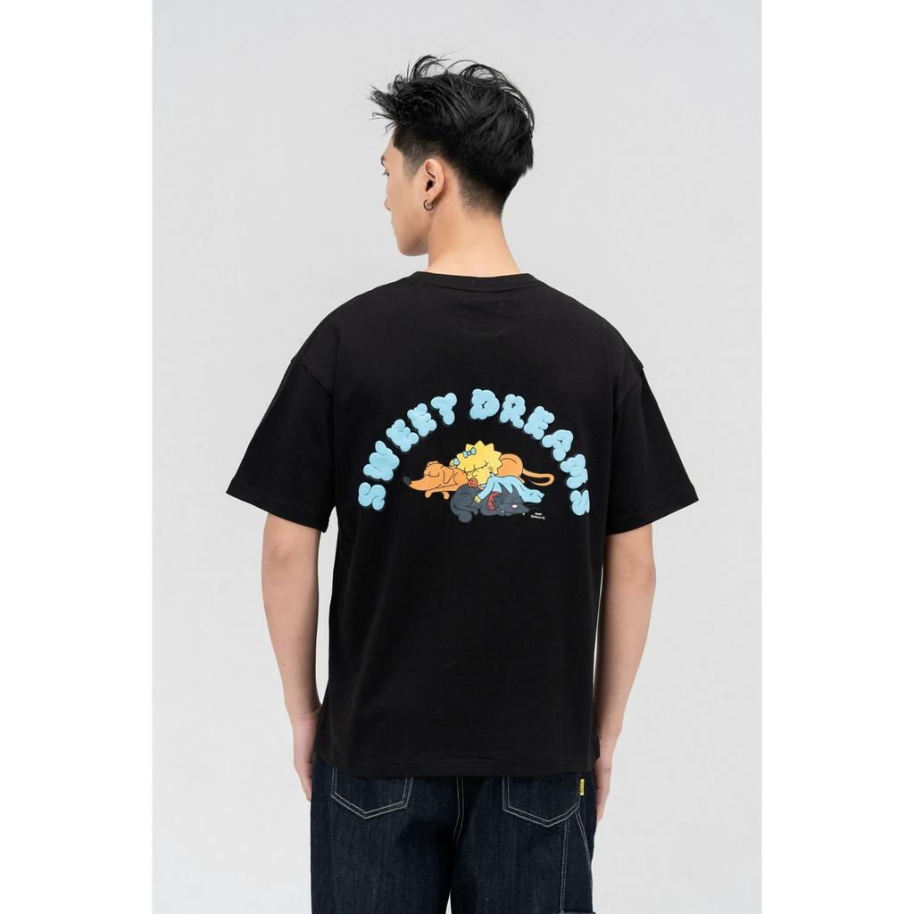 Áo Thun Unisex BOO Dáng Regular In Graphic Sweet Dream The Simpsons BZL