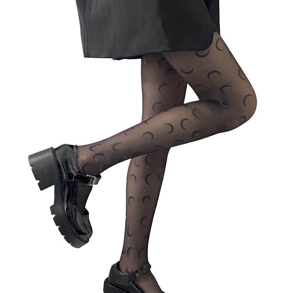 Quần Tất Không Đường May Thoáng Khí Màu Trắng Đen Phong Cách Lolita 1 Dành Cho Bạn Gái